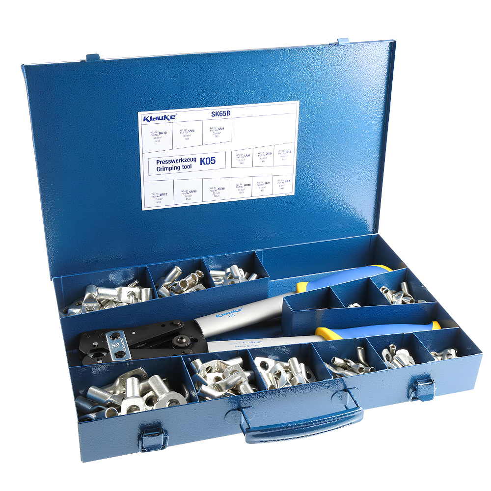 Kit sertissage manuel Pince K05 Ø6-50 mm² et cosses kit_pince_manuelle_k05